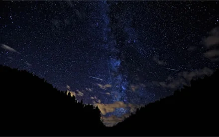 Camping Under a Meteor Shower