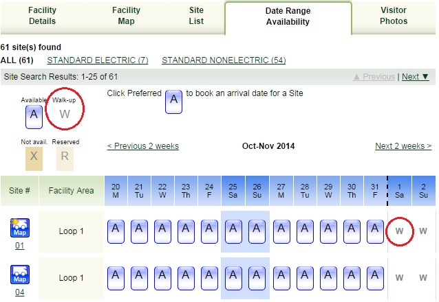"WALK-UP" IS DEFINED IN THE LEGEND AND INDICATED AS A "W" ON THE SCHEDULE