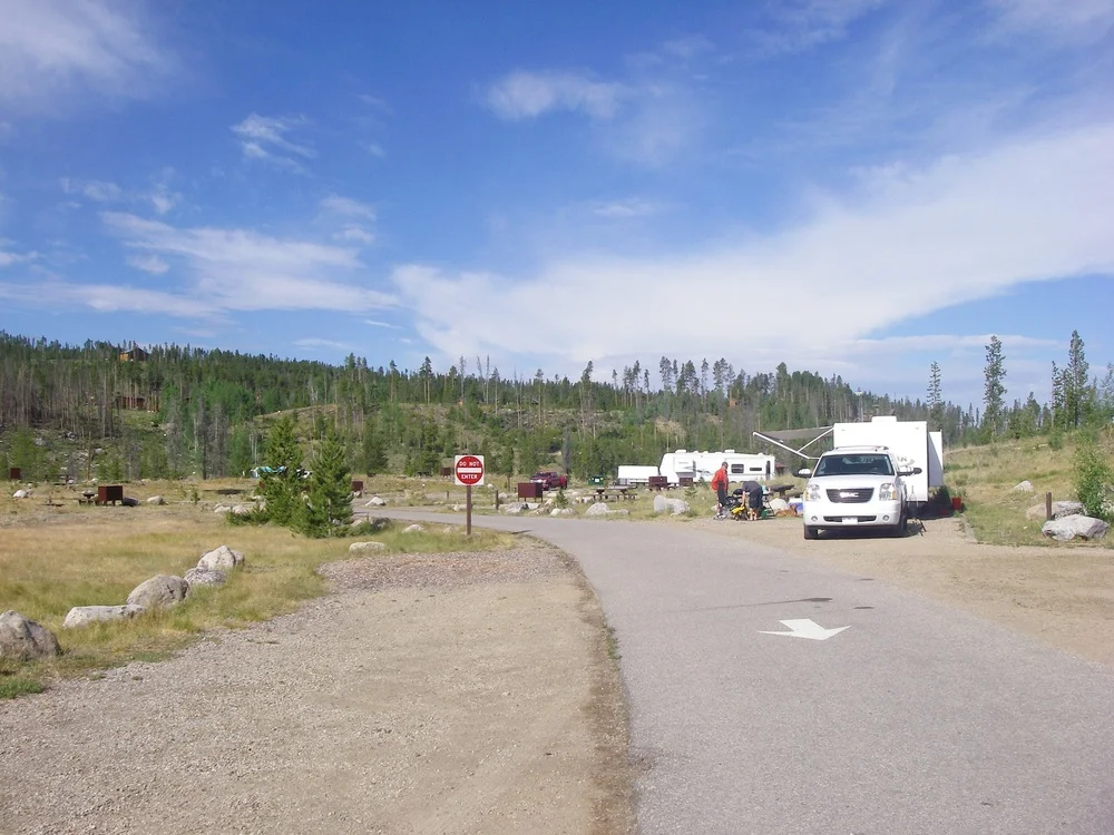 Green Ridge Campground on Shadow Mtn Reservoir, near Grand Lake, CO