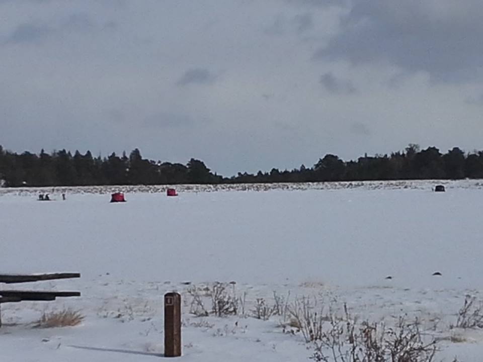 Dowdy Lake Ice Fishing