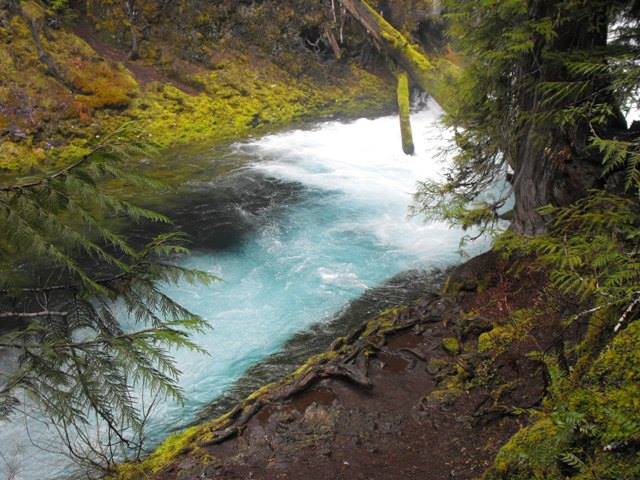 Turquoise water
