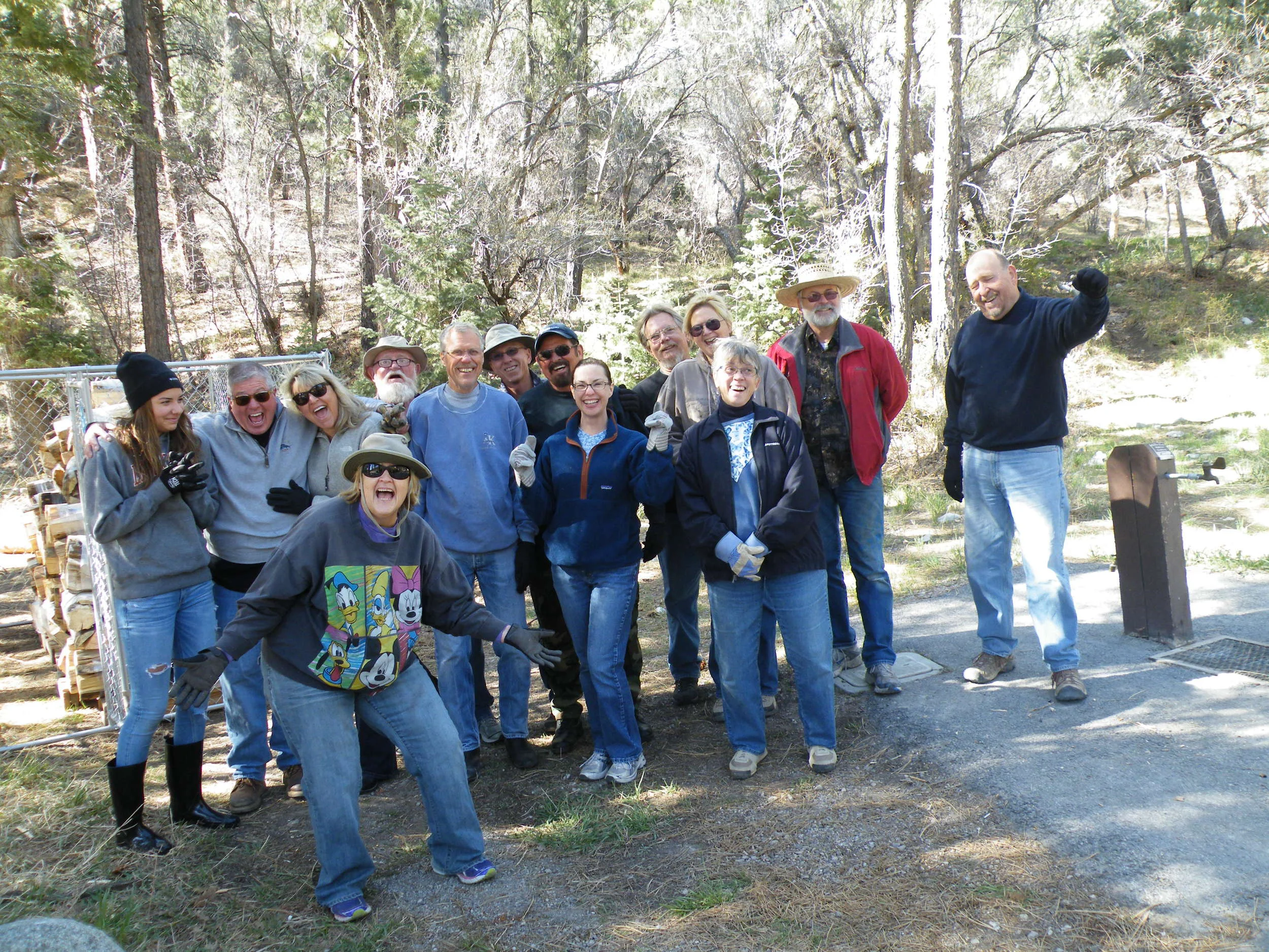 Volunteers in Spring Mountain Recreation Area, Las Vegas, NV