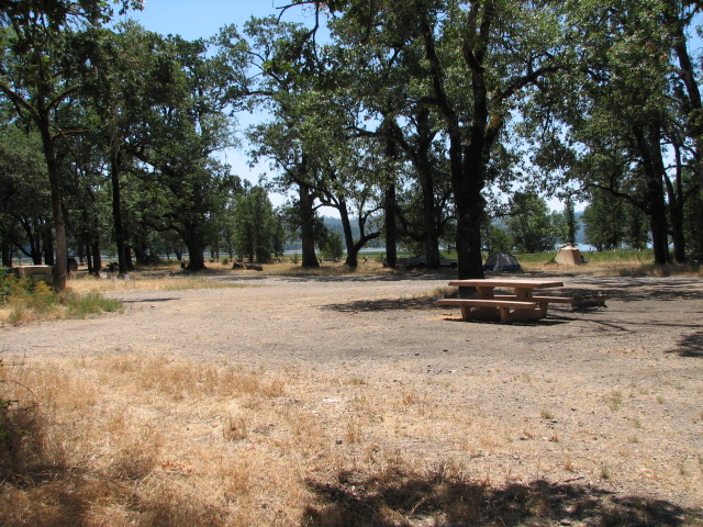 Overflow camping - no drinking water