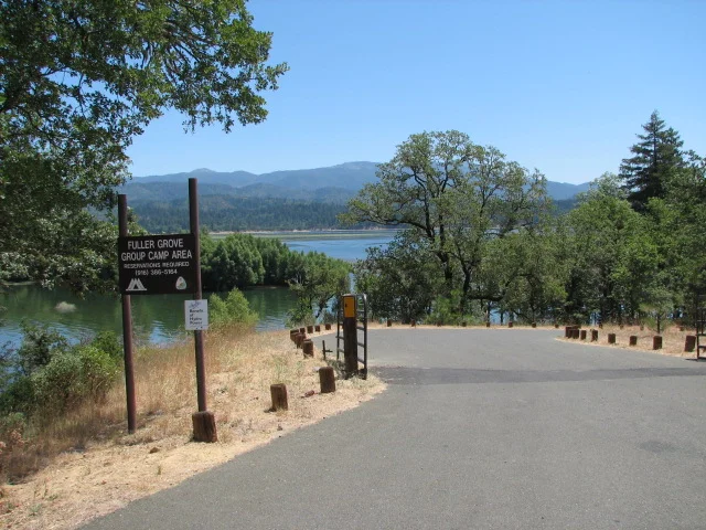 Fuller Grove Campground on Lake Pillsbury, California