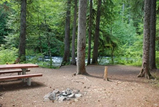 Riverside Campground, between Detroit and Sisters, Oregon