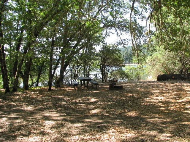 Sunset Point Campground, Lake Pillsbury, California 