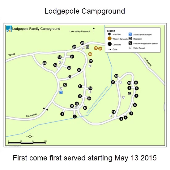 Lodgepole Campground Sequoia Map American Land & Leisure - Lodgepole Campground Pg&E