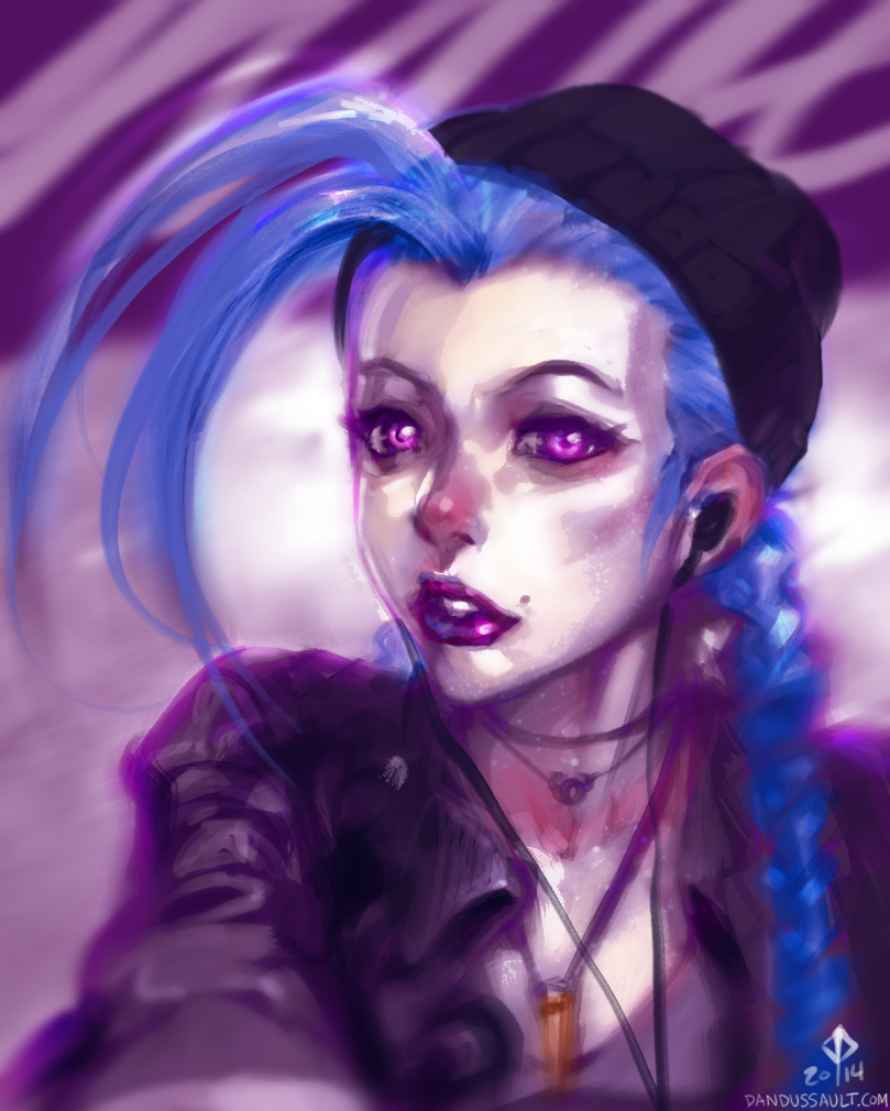 Jinx selfie sketch