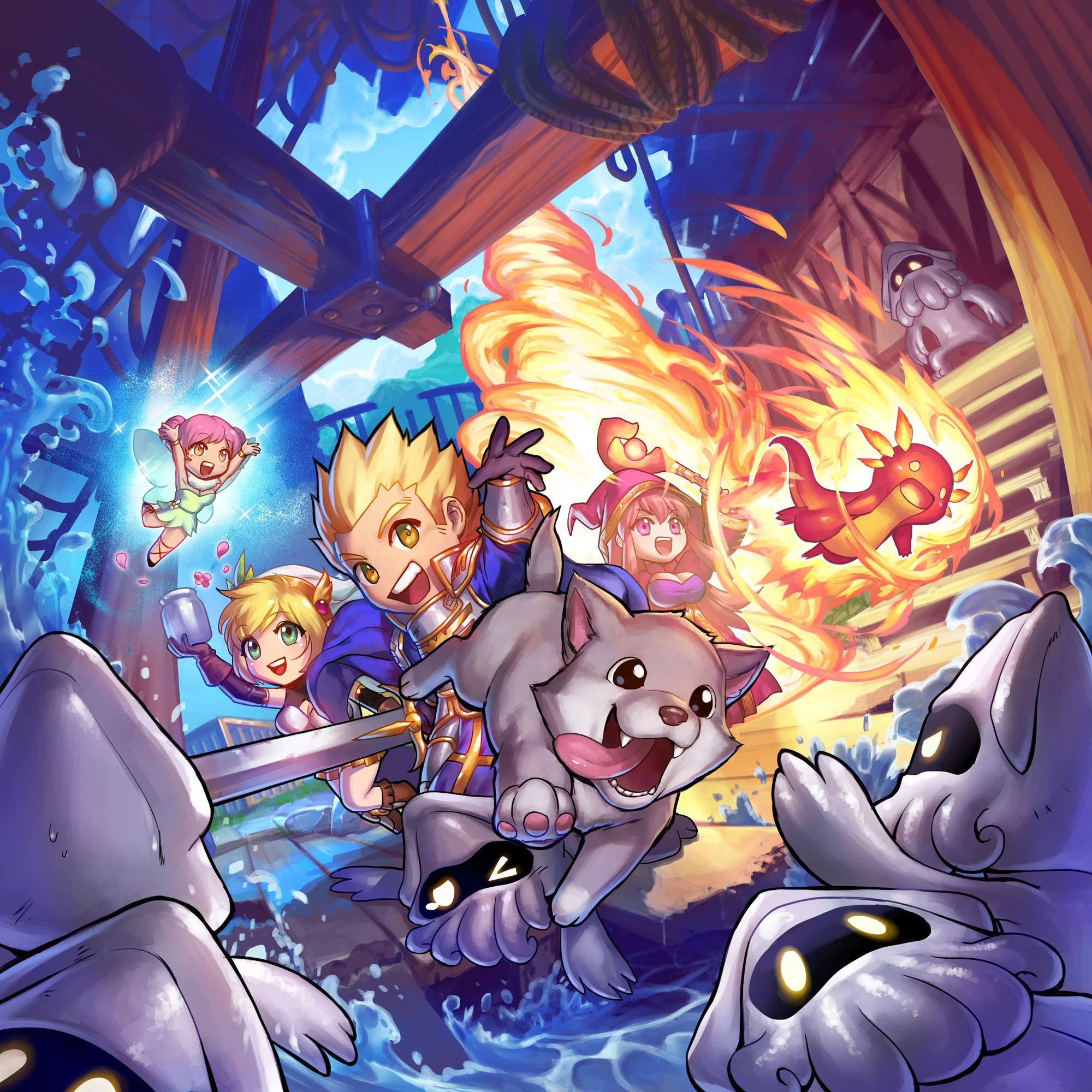 Super Dungeon Pet Parade Box Art