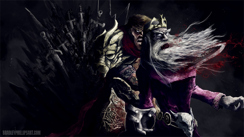 This is a fan piece i did for game of thrones "King slayer"