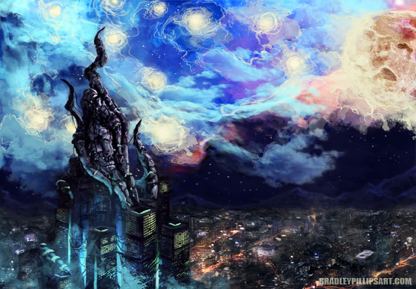 This is a rework of "Starry night" by Vincent Vangoh