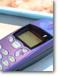 3. The phone is dialled. 