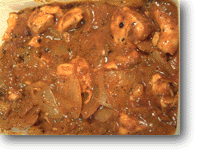 10. Close of up the chicken jalfrezi, clearly shows near-perfect moistness.