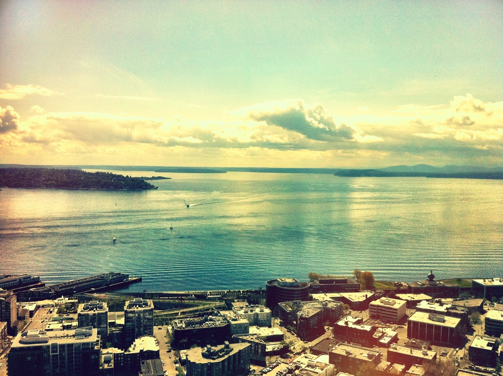 View of Puget Sound from the Space Needle