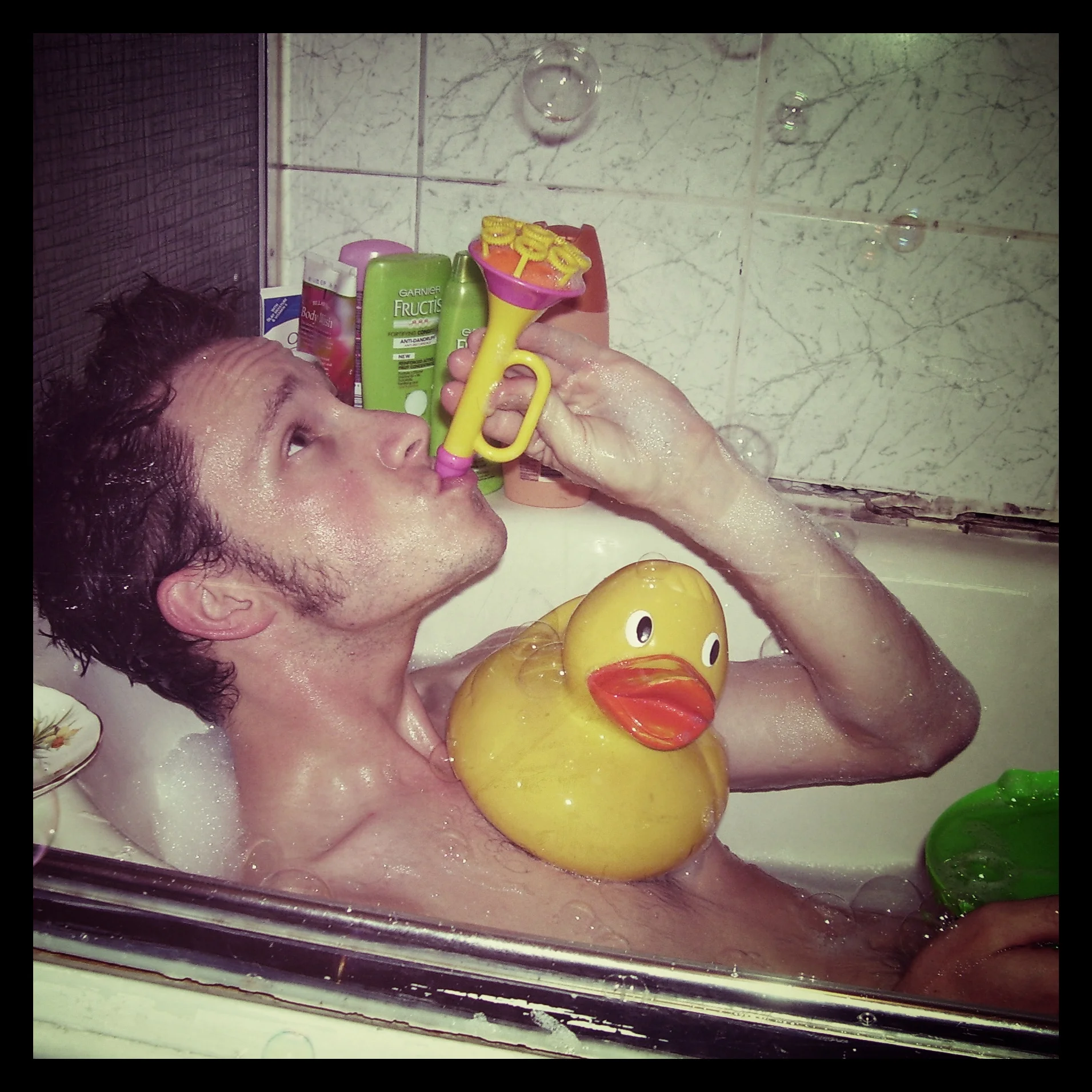 Vincent Bradley authentically captures the Rubber Duckie for the album's 'hidden' track.