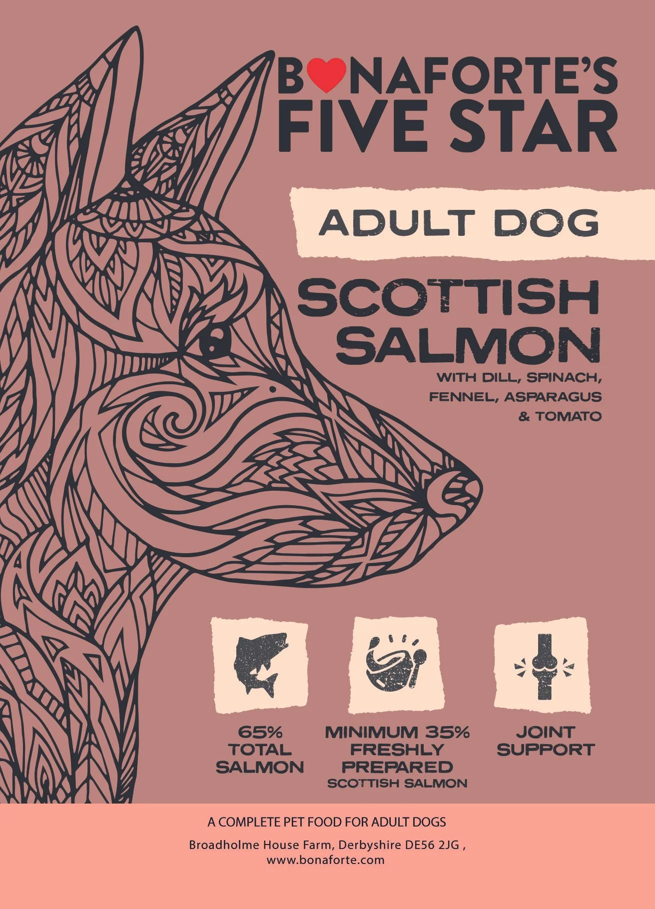 Fresh Scottish Salmon  Bonaforte's Five Star