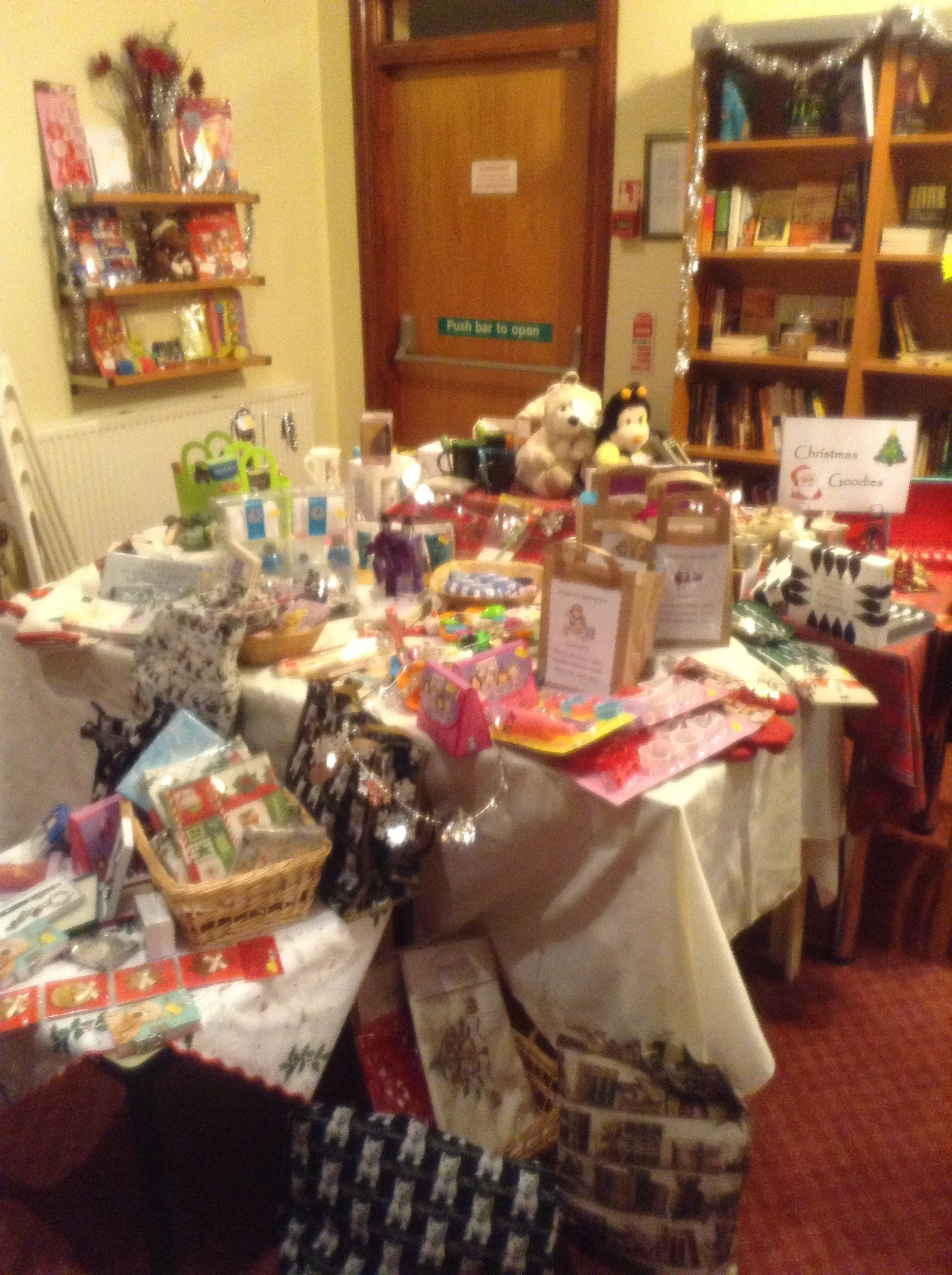 There were many gifts and crafts on offer.