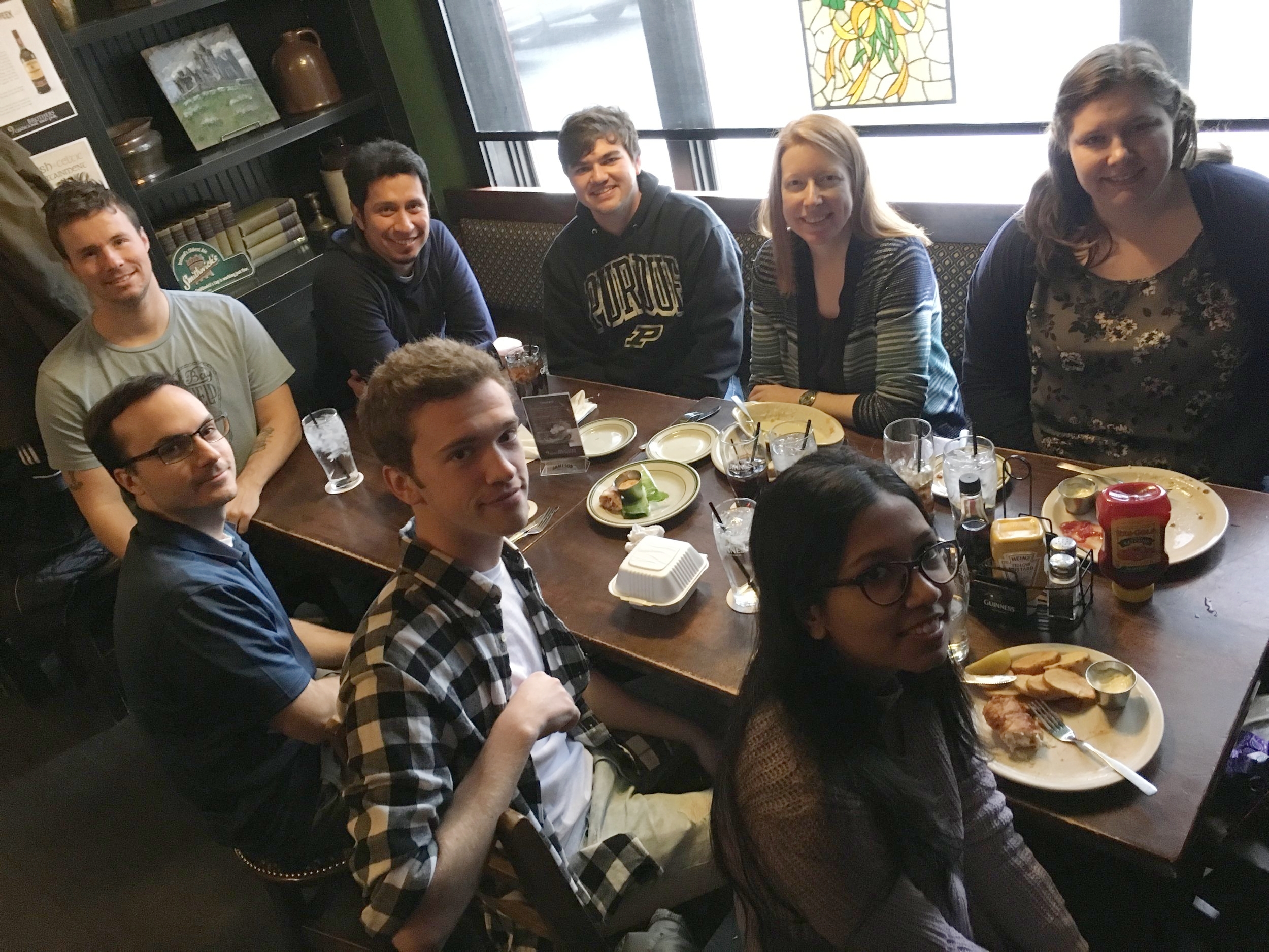 Group lunch, December 2017