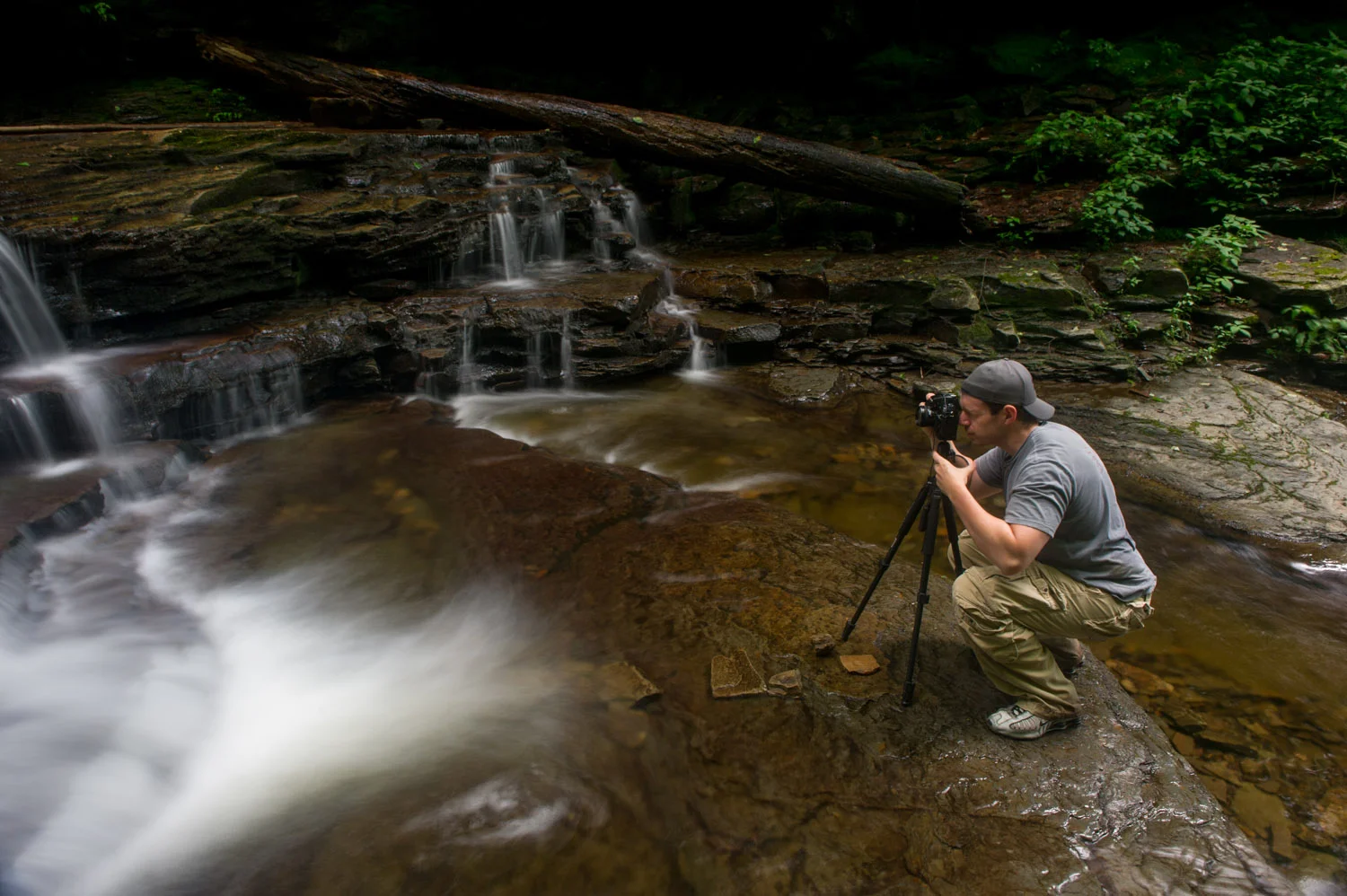 Jay finding an excellent composition.