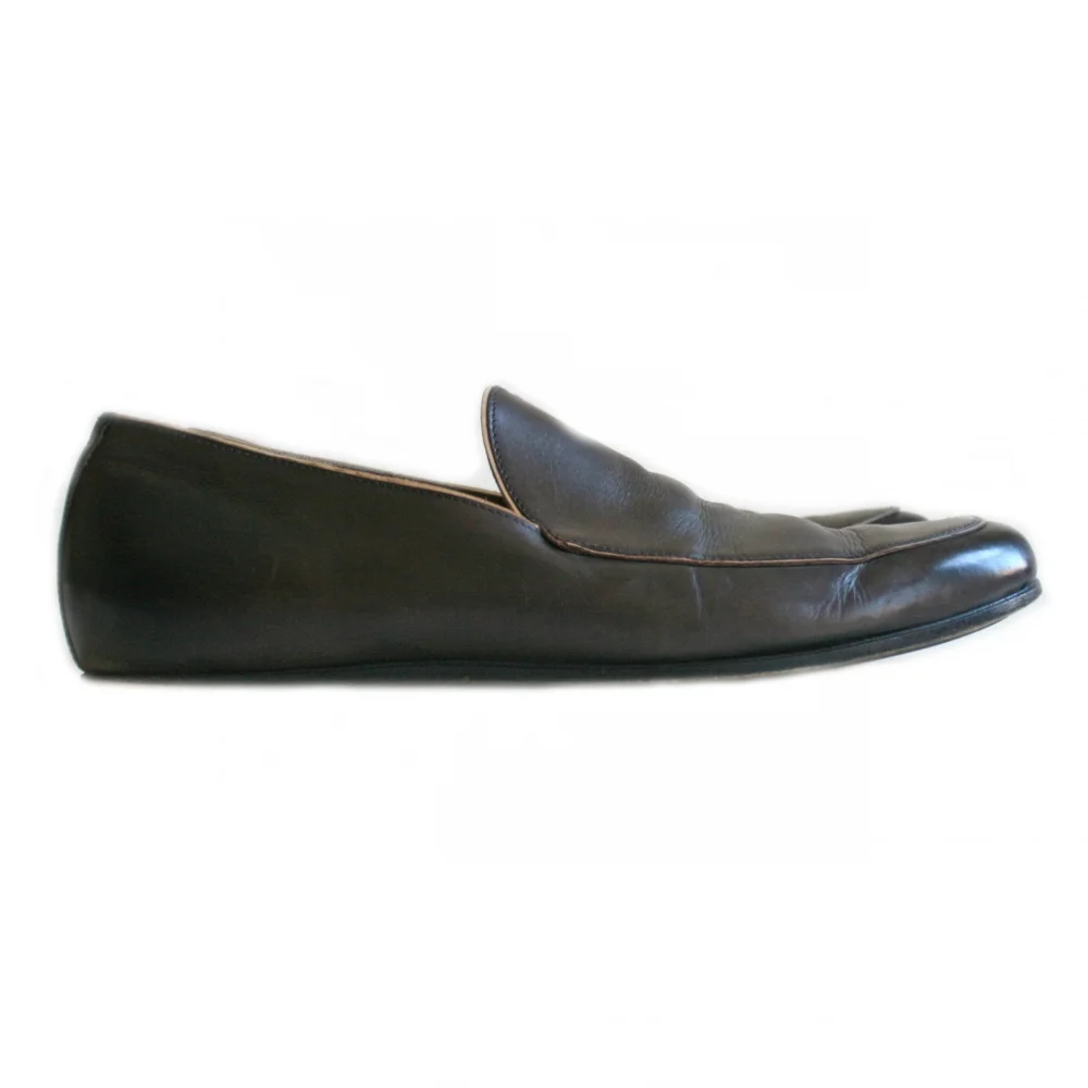Saint Laurent Driving Penny Loafer Black Leather Size 10 Rive Gauche Drivers 44 Saint Laurent Black Leather Penny Loafers Size 44.5 Saint  main image 4