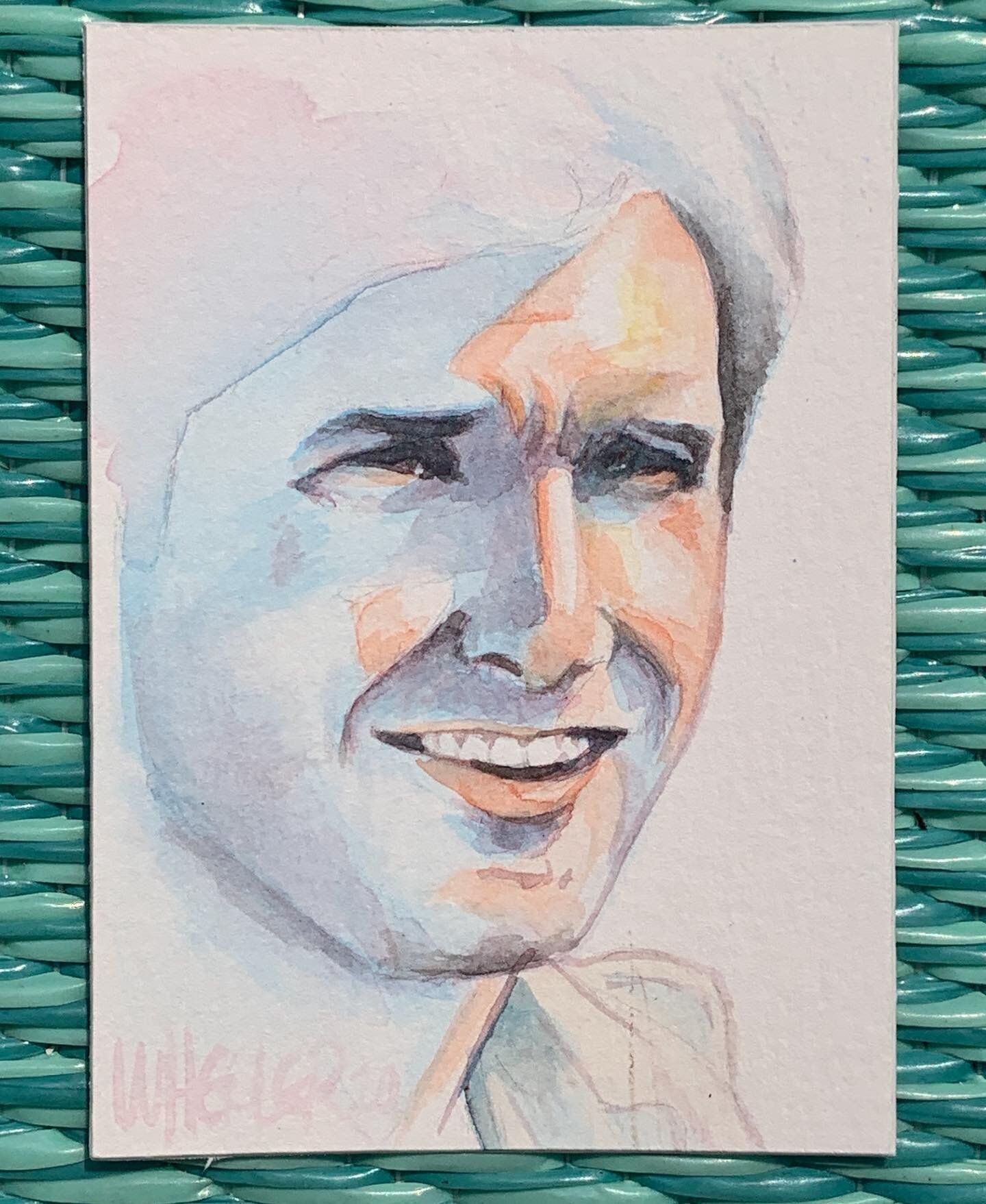 Indy and Marion watercolors - now up for purchase through @herocomplexgallery&rsquo;s online Sketch Cards show over at hcgart.com
.
Priced to move, and small enough that they&rsquo;ll *definitely* fit on your wall.
.
I&rsquo;m thrilled to be working 