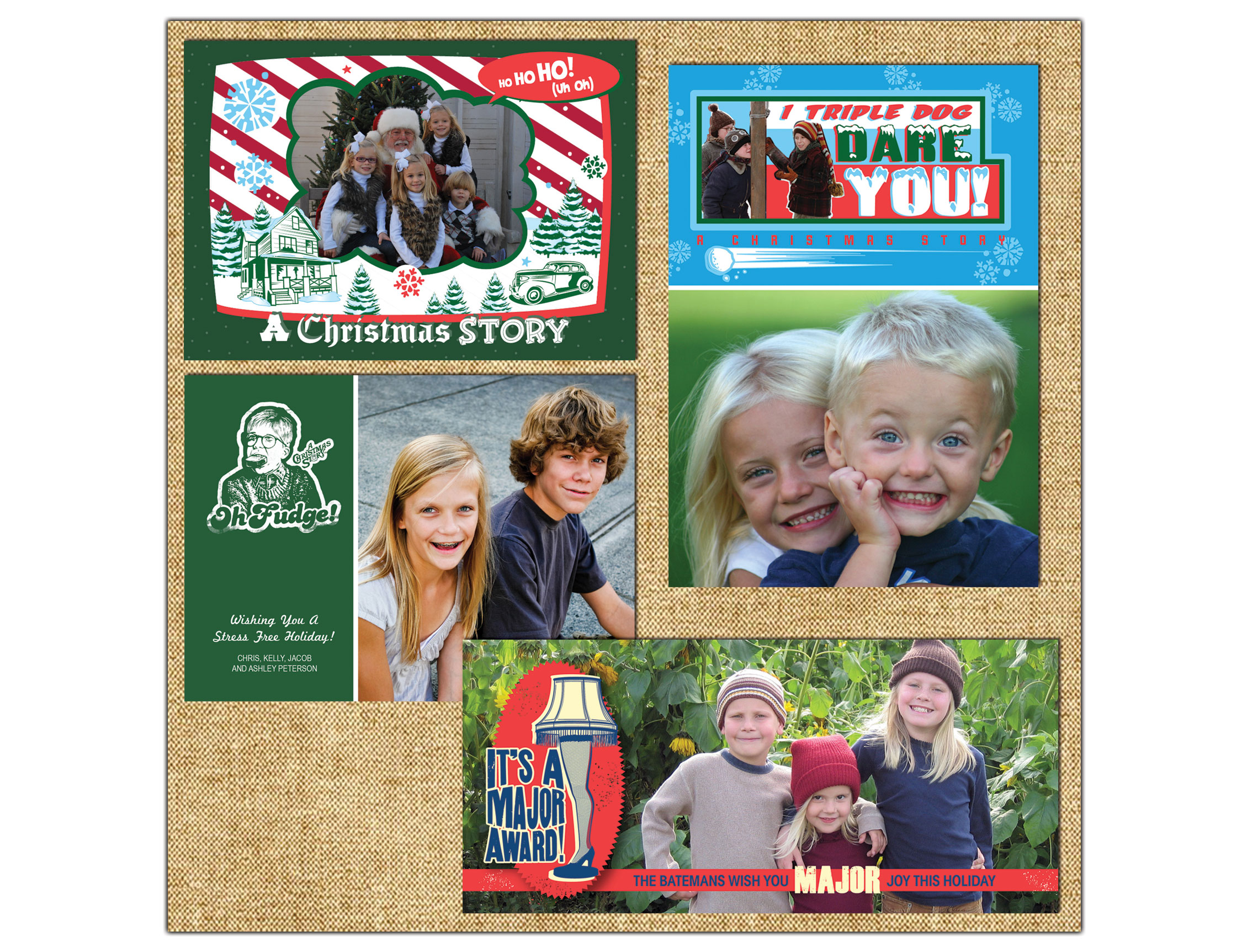 MOVIE PHOTOS CHRISTMAS STORY PLAYING CARD DECK 52601 52 CARDS NEW 