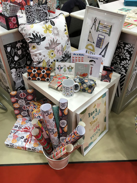 Everyone's products on display