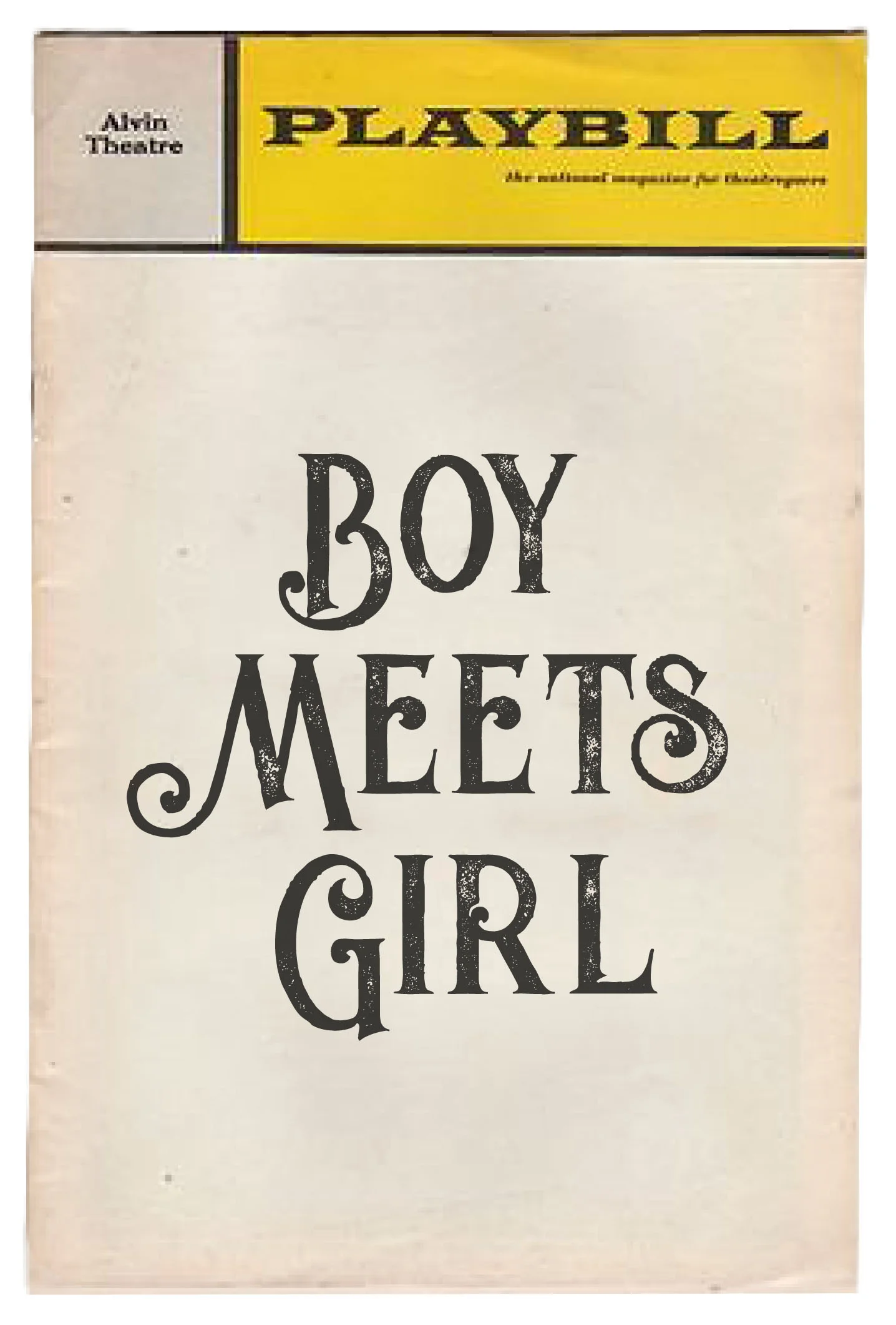 Playbill - Created by Jessica Reider
