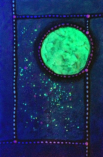 uv (black) light only