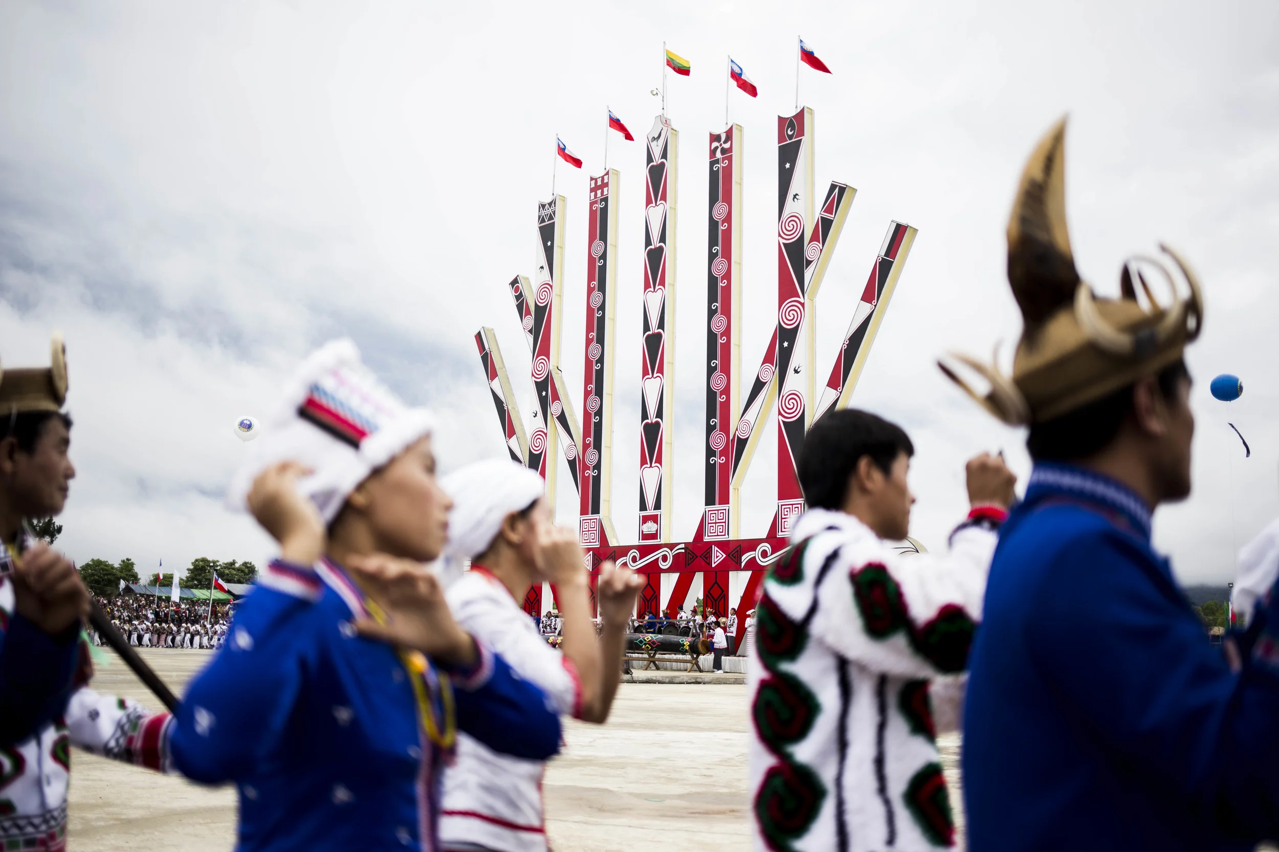 Rawang home-coming festival was held from April 19th to 23rd in Putao. Photo by Ann Wang