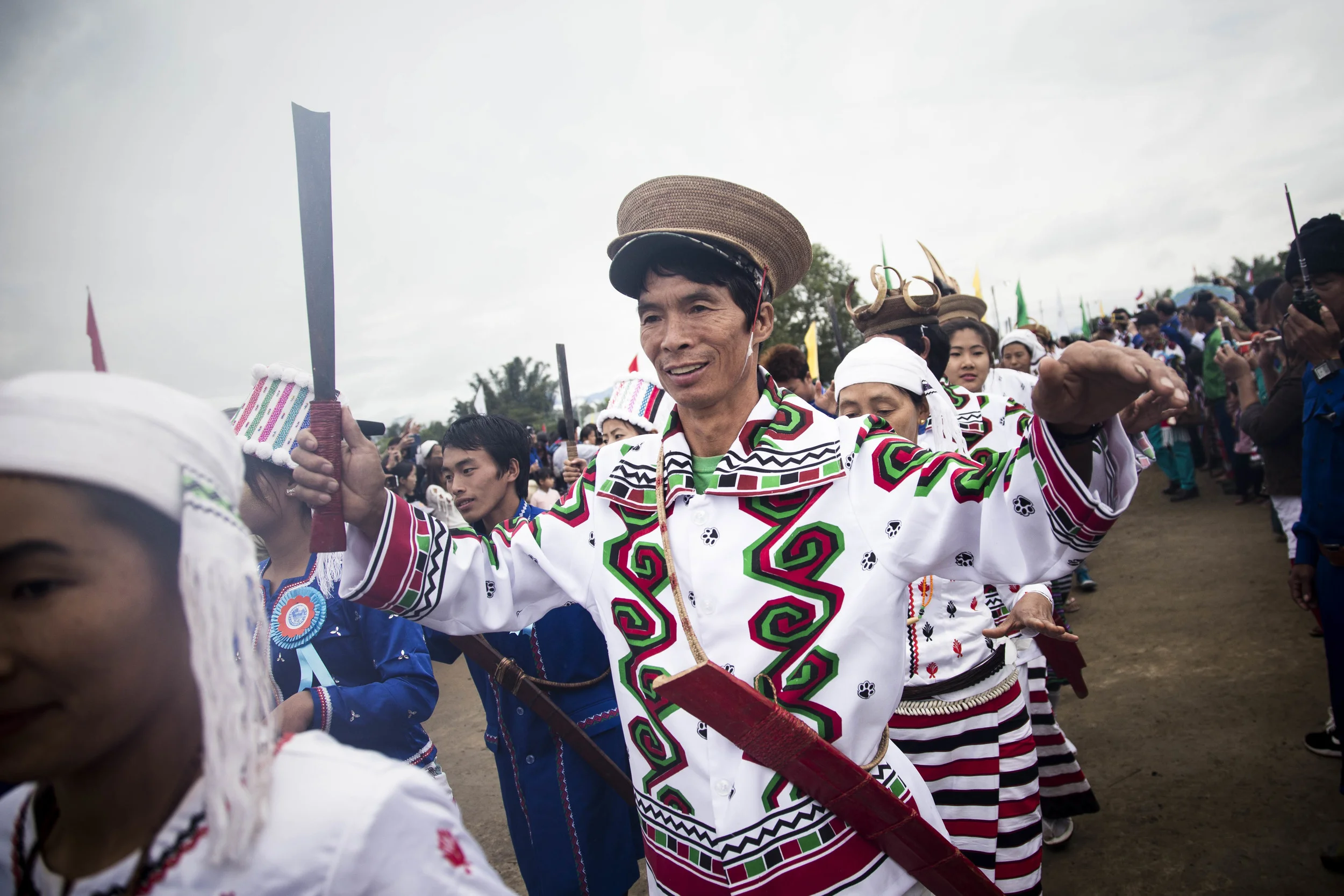 Rawang home-coming festival was held from April 19th to 23rd in Putao. Photo by Ann Wang