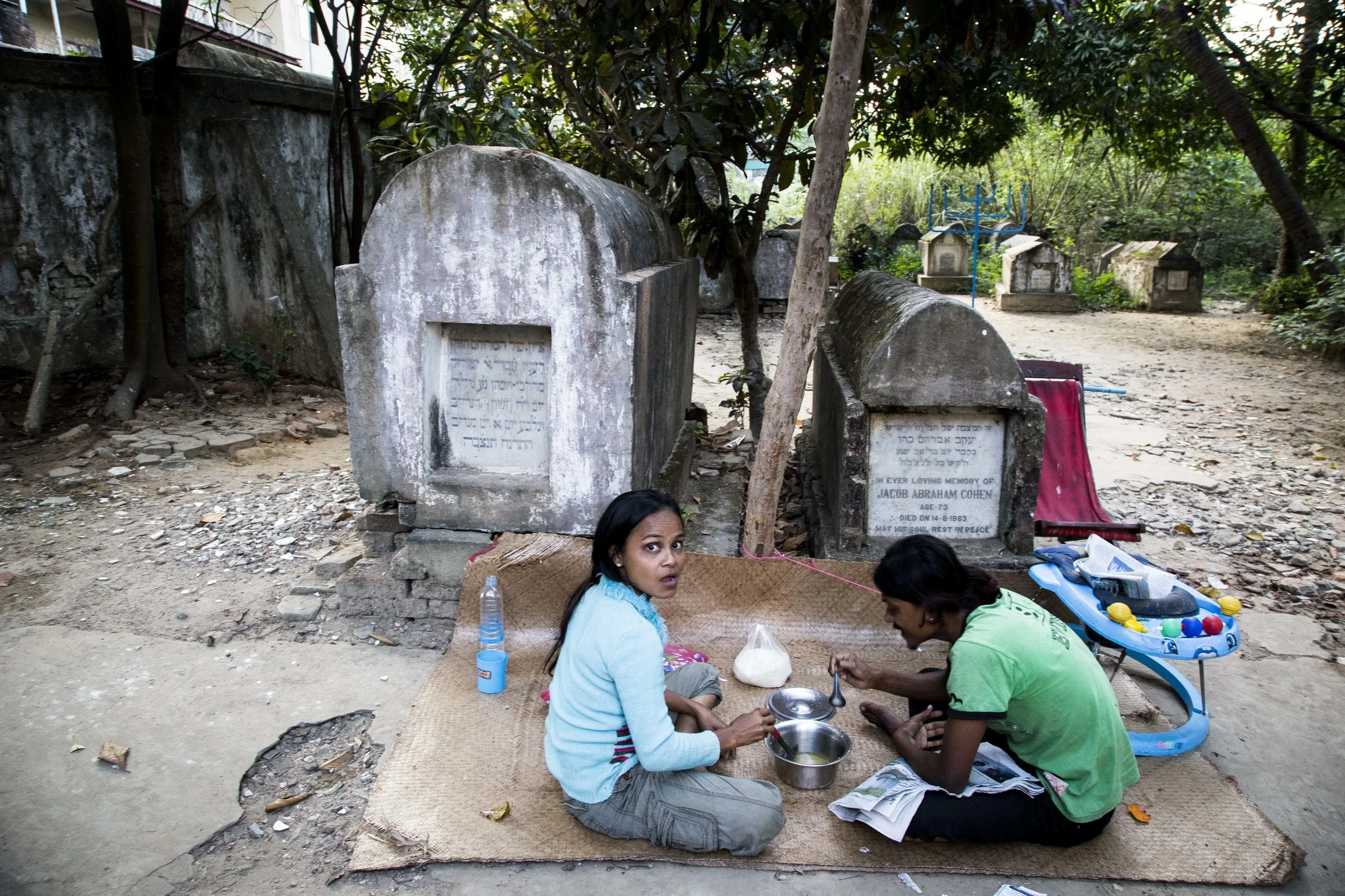 A hundred year old Jewish cemetery in Yangon, Myanmar. Photo by Ann Wang