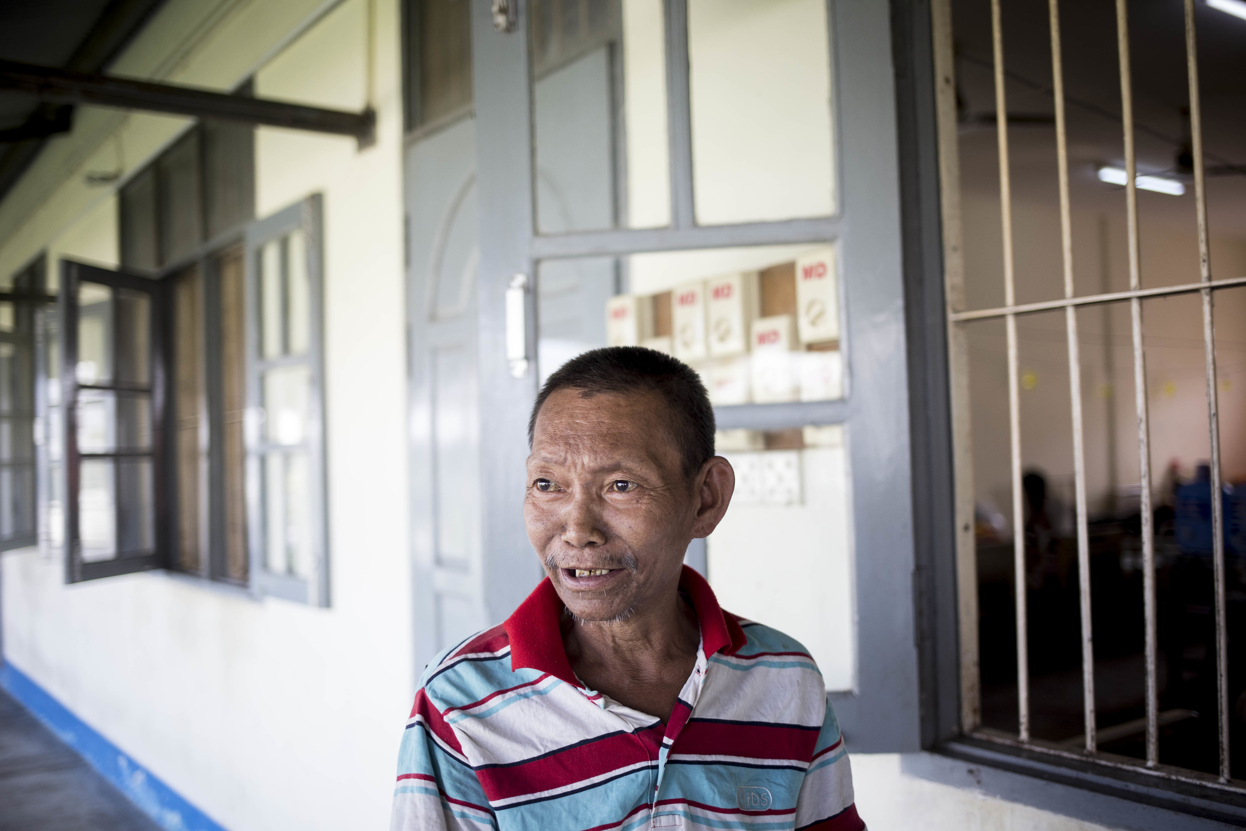  The alcoholic until at Yangon mental hospital. Photo by Ann Wang 