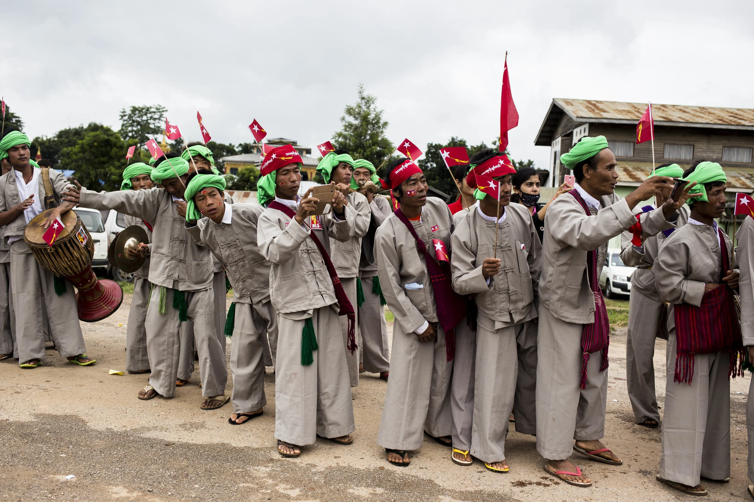 NLD leader Daw Aung Shan Suu Kyi visiting Hopong township in Shan State on September 6, 2015.Photo by Ann Wang