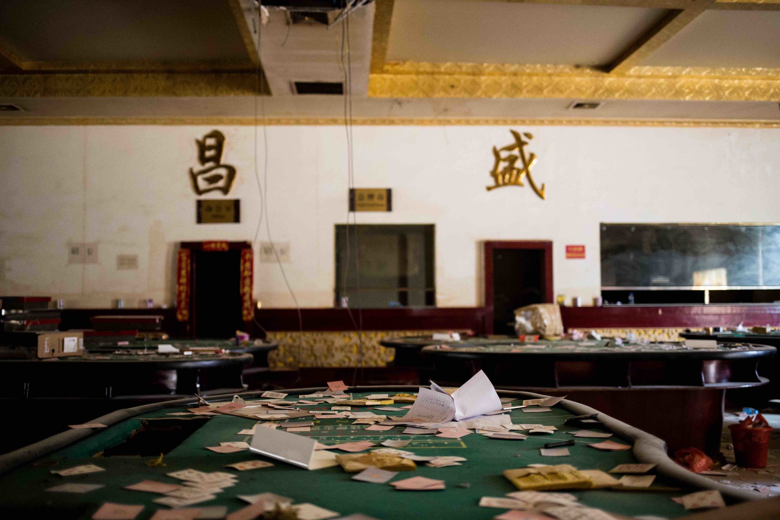  A casino was under attacked in March 2017 by MNDAA. Photo by Ann Wang 