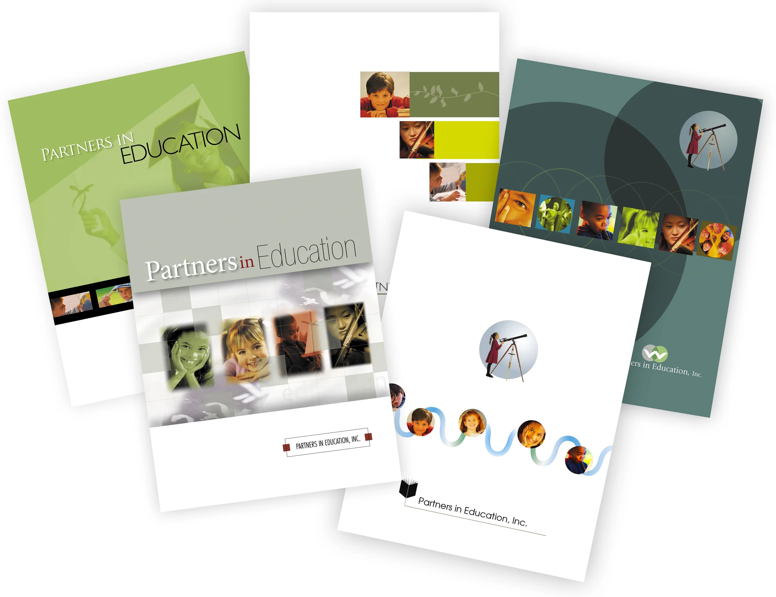  Partners in Education Brochure Cover Designs  