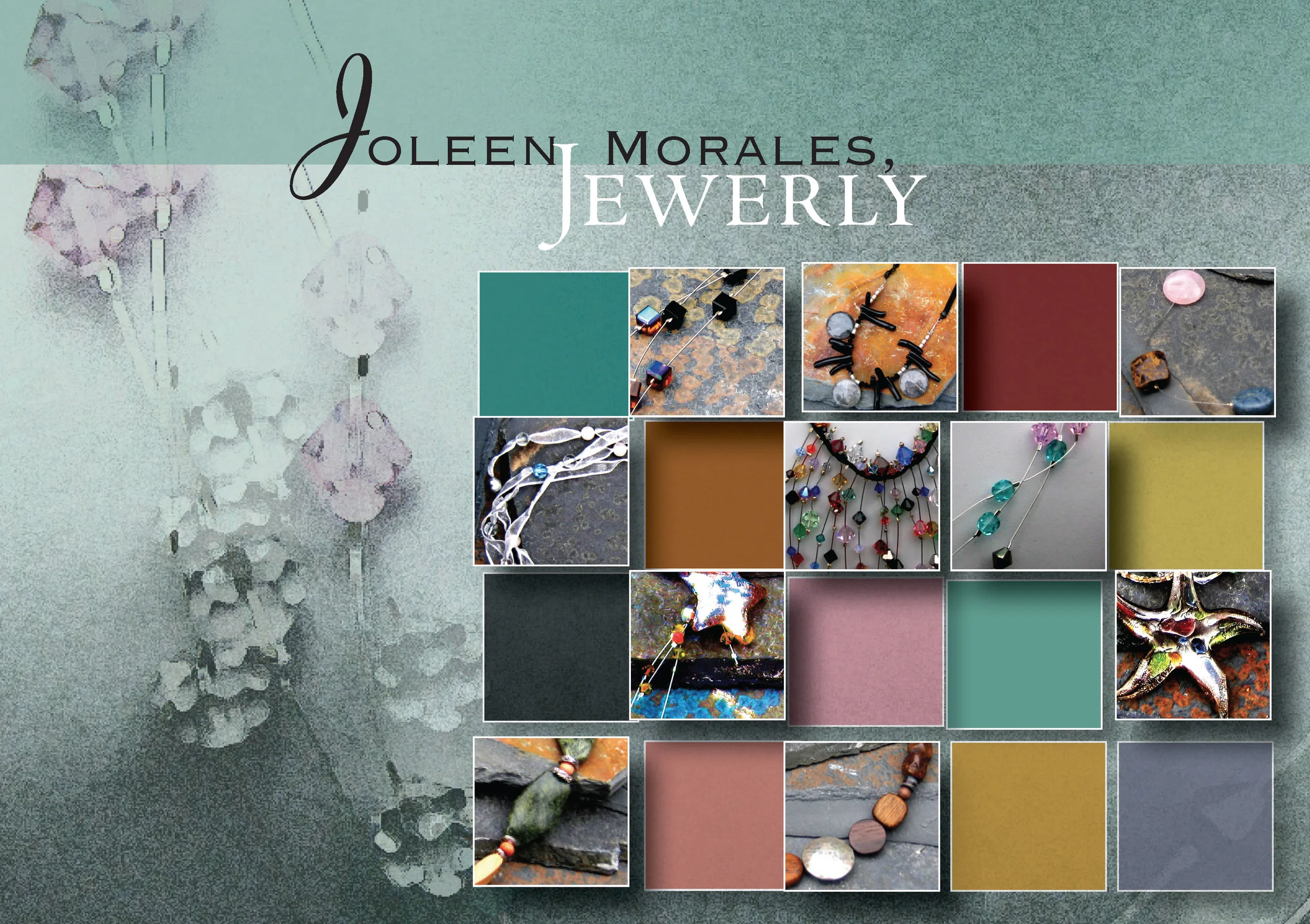  Web site interface comp for Joleen Morales Jewely 