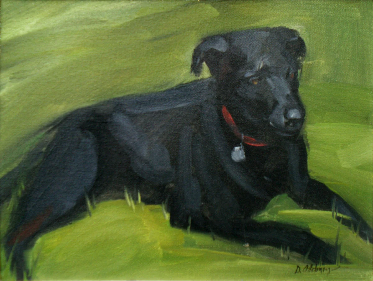  Jack at Turkeybush - oil on canvas.   
