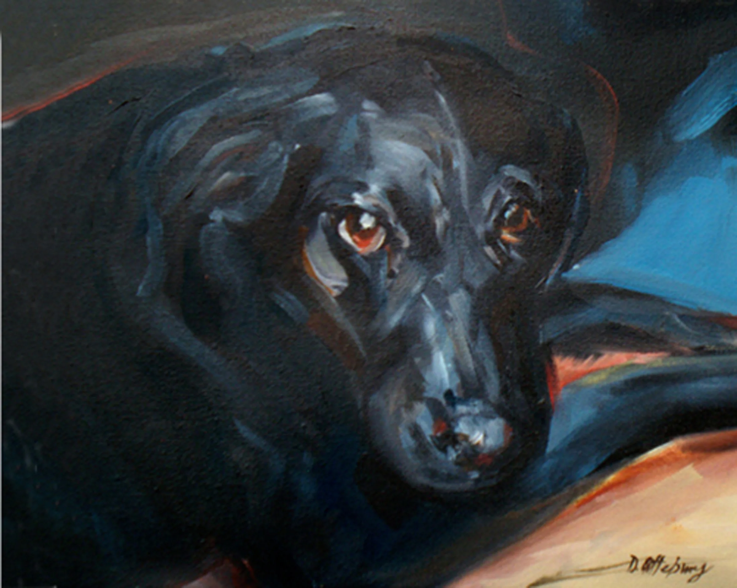 The Sound of Thunder - oil on canvas. 
