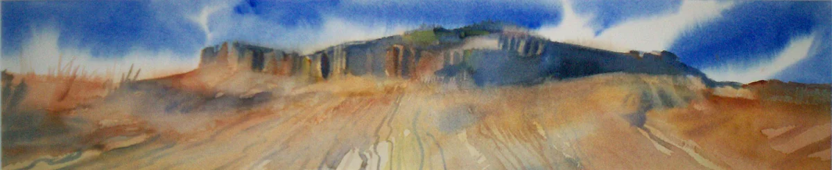  Western Dunes - watercolor  