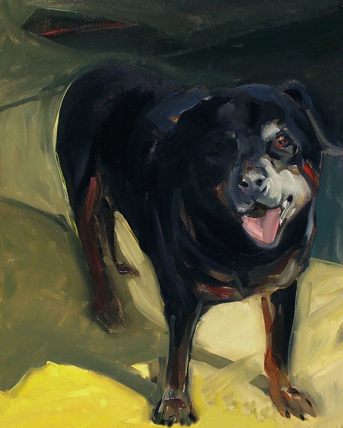  Strength in the Shadows - oil on canvas. 