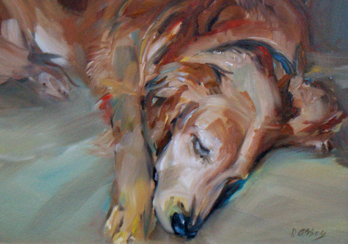  Sleeping - oil on canvas.  