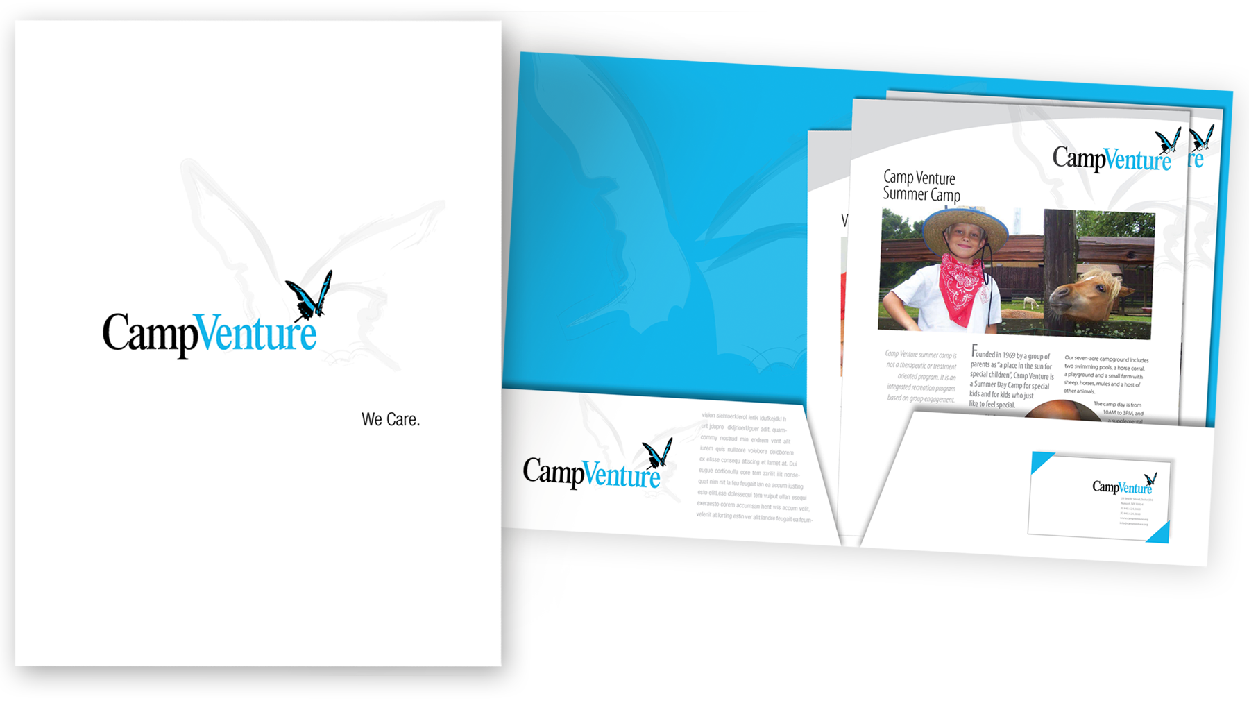  Camp Venture Brochure - folder and inserts 