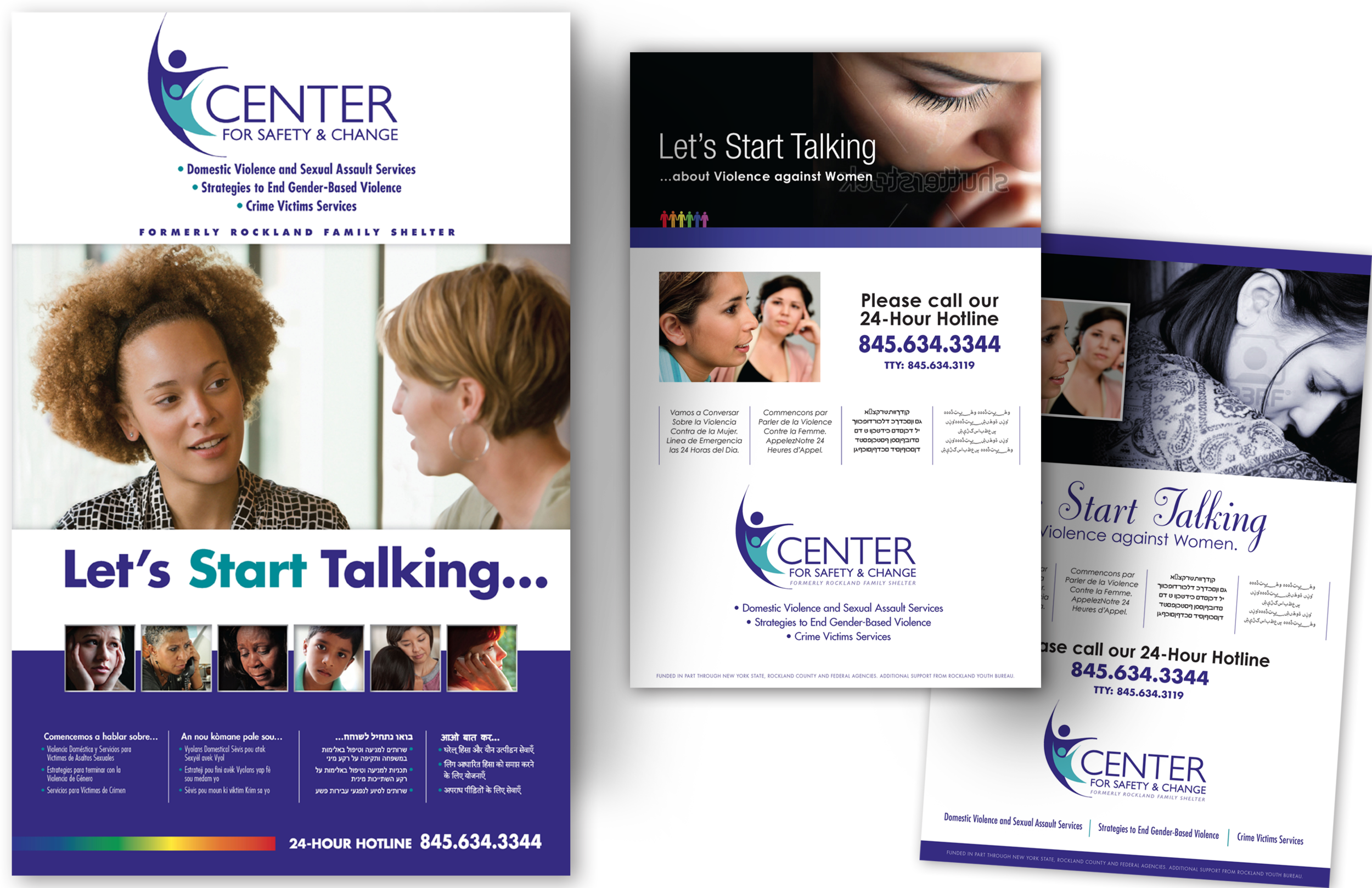  Center for Safety &amp; Change (formerly Rockland Family Shelter) Poster Designs - New City, NY  