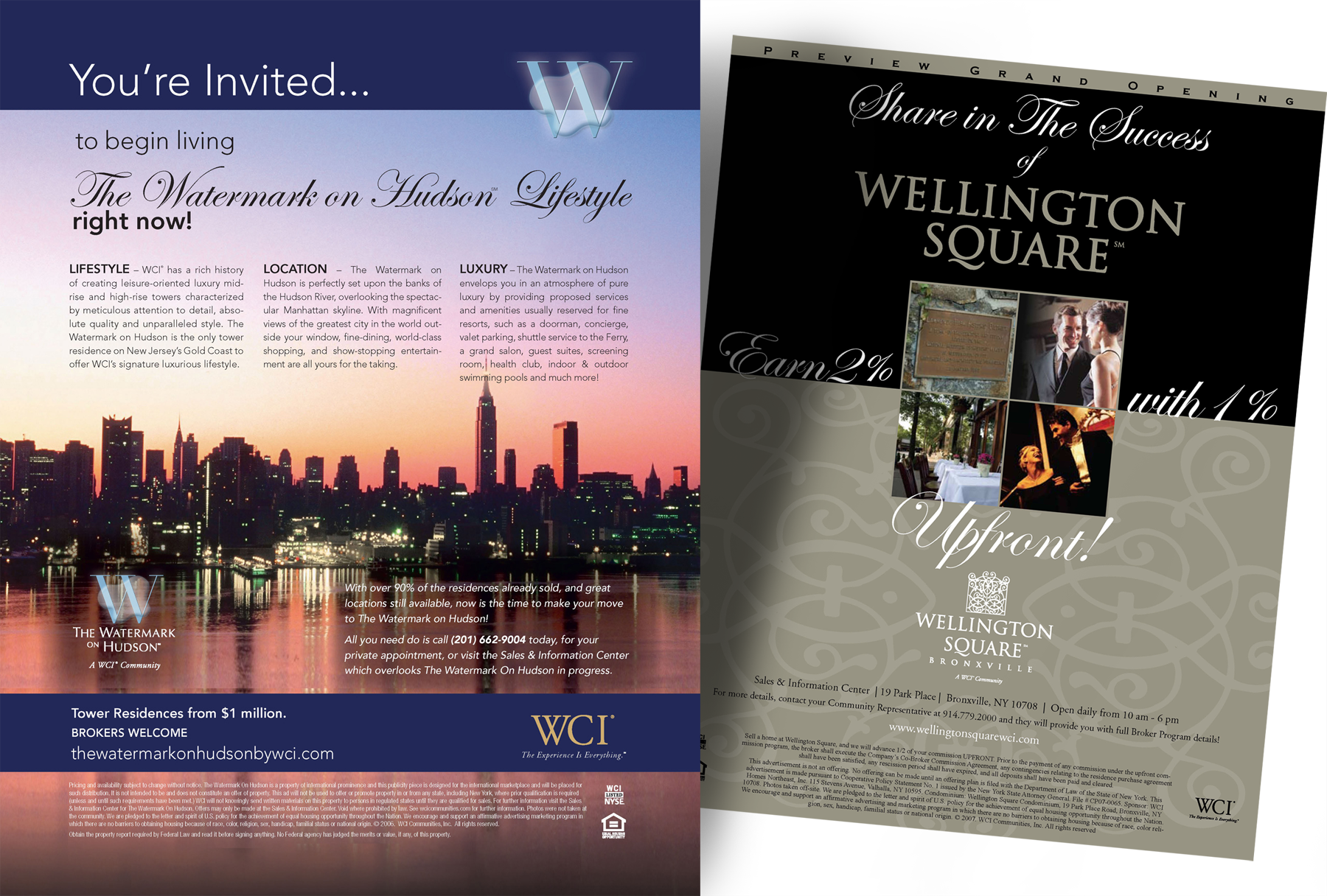  WCI Communities, Inc. New York Times Magazine Ads samples  