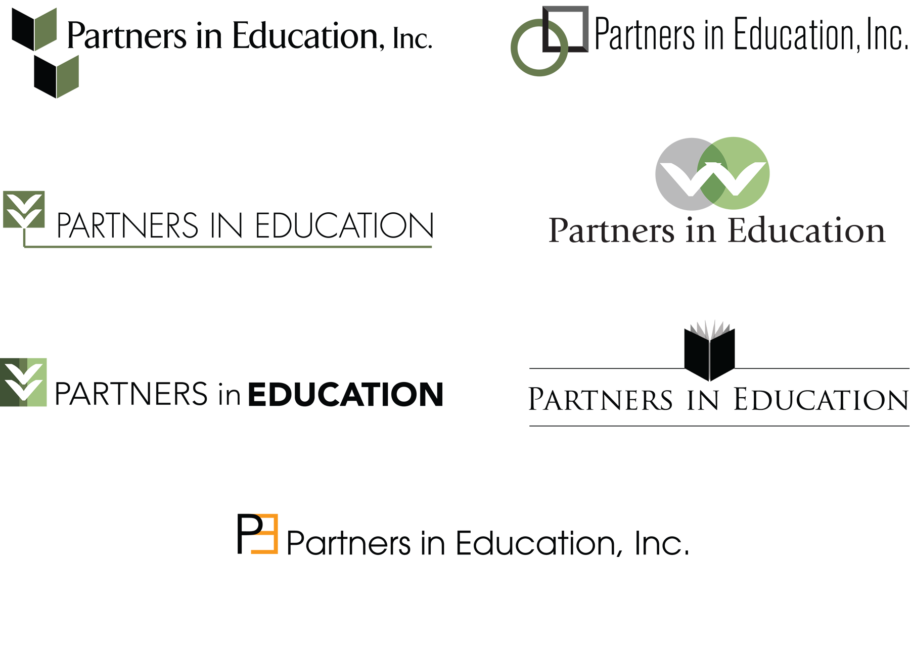  ​Logo development for Partners in Education, Westchester, NY  