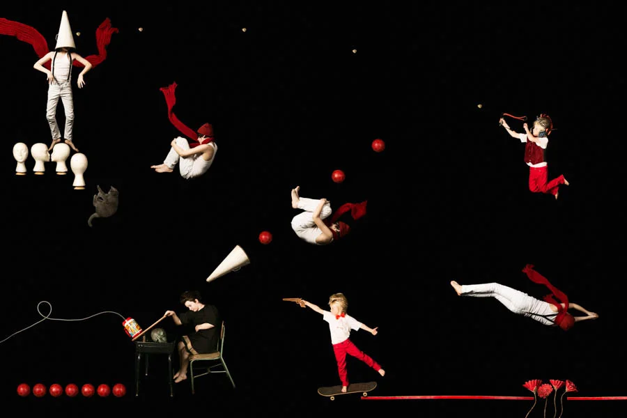 The Childhood Gravity Games - Red by photographer Kim Campbell