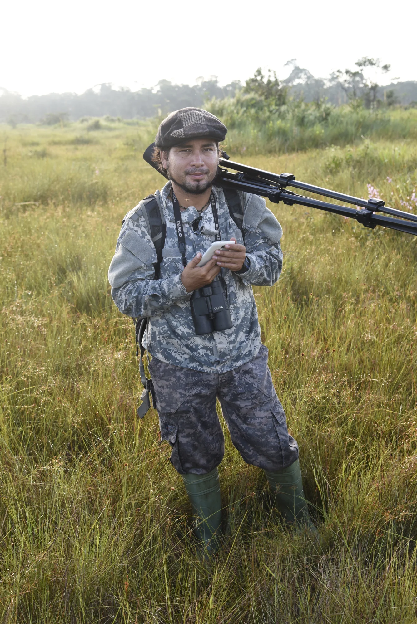  Yohamir Casanaca Leon has previously worked monitoring wildlife in Pampas de Heath, Peru with his non-profit employer, AIDER. He spent his second Global Big Day in the savanna with the aim to contribute endemic species to the world list. 