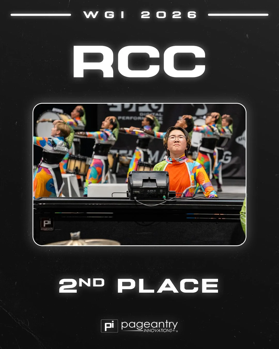 🥈 RCC.

Congratulations on an incredible season.

#PageantryInnovations #PI #WGI2026 #wgi #indoordrumline