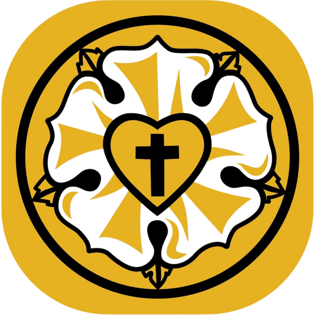 Lutheran Study Bible app logo with Luther's Rose